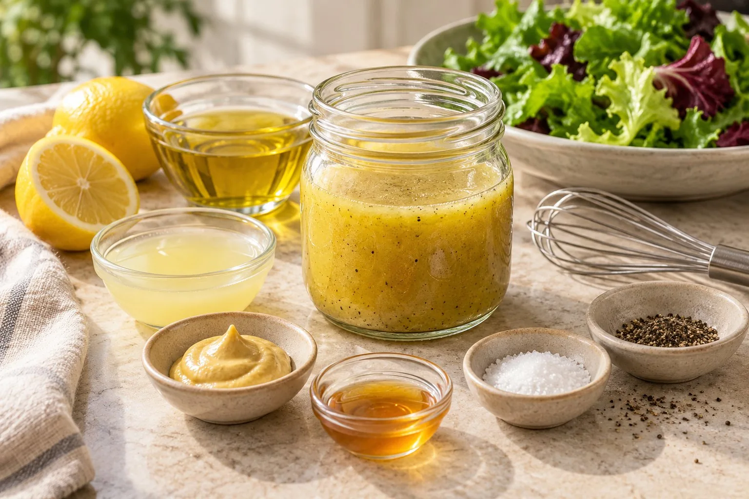 Lemon Vinaigrette With Dijon Mustard — AI-generated recipe illustration